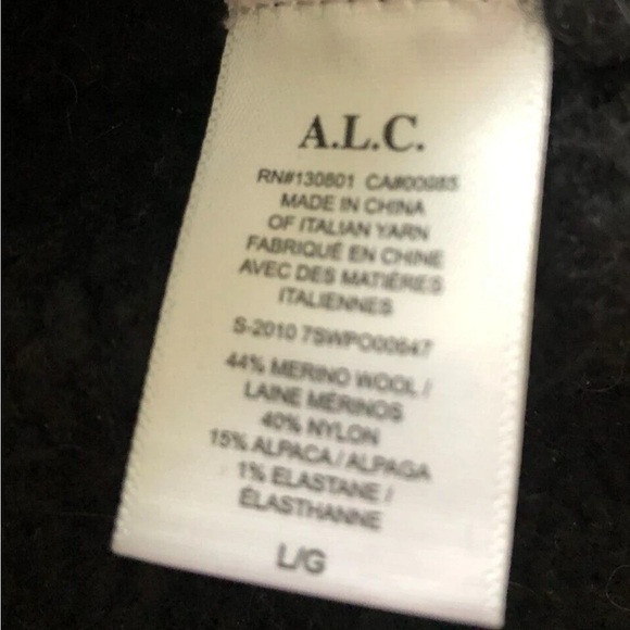 A.L.C. Claremont Colorblock Turtleneck Sweater - Picture 8 of 8